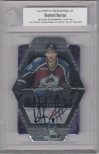 2000-01 ITG Ultimate Memorabilia Silver Autograph Raymond Bourque Auto /90