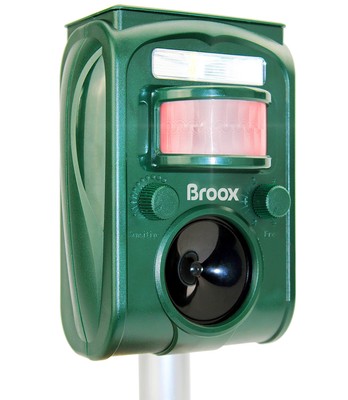 Broox 2025 Upgraded Solar Animal Repellent, Cat Repellent Outdoor, Squ