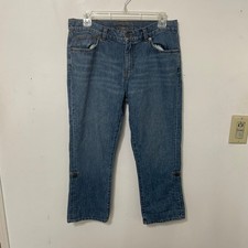 Lauren Ralph Lauren Jeans Co Womens Medium Wash Cropped Denim Jeans Size 6 READ