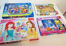 Puzzel Set, 4 Stück, Encanto, Disney Princess, lustiger Bauernhof