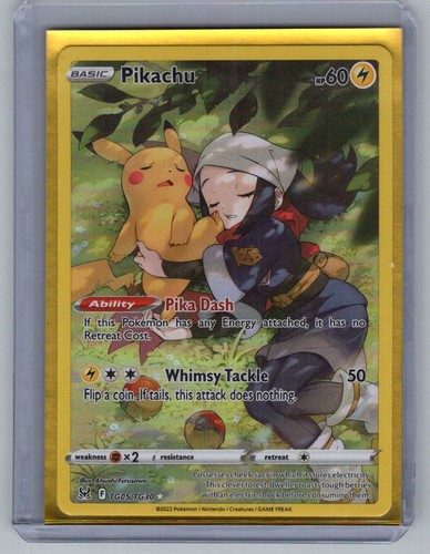 Pikachu TG05/TG30 Holo Lost Origin Trainer Gallery Pokemon NM
