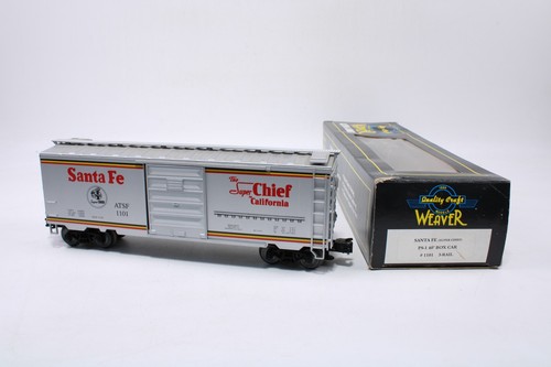 Weaver O Gauge Santa Fe Super Chief PS-1 40' Box Car ATSF #1101 3 carriles | Zustand: Used