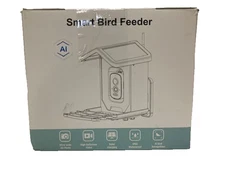 AI Smart Bird Feeder Camera, AI Bird Identification, Dual-Sided Solar Powered