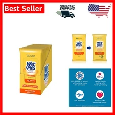 Antibacterial Hand Wipes Travel Pack, Tropical Scent, 200 Count - Kills Germs