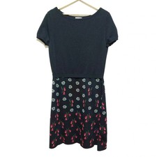 Auth RED VALENTINO - Black Red Multi Women's Dress