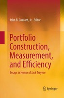 Jr. Guerard | Portfolio Construction, Measurement, And Efficiency | Taschenbuch