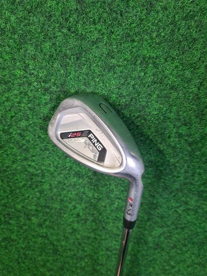 PING i25 Utility Wedge - Herren (Stahl, 36,75 Zoll, Rechts, Stiff, Red Dot)