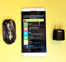 ⚡ROGERS & CHATR ONLY⚡WHITE BLACKBERRY Z10 16GB 4.2" 4G LTE DUAL-CORE CELL PHONE⚡