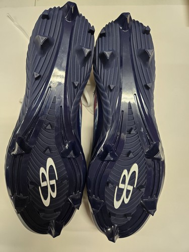 Boombah Men's Raptor AWR USA Anthem Molded Cleat Navy/Red/White - Size 11.5 - Picture 6 of 9