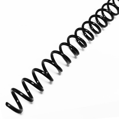 100 Pack Plastic Spiral Binding Coils 9mm 11/32'' 60 Sheet Capacity 41 Pitch B