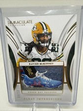 Panini 2025 Immaculate Cleat Impressions Xavier McKinney #9/22 Green Bay Packers