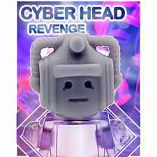 Revenge Cyber Helmet - BRICK ACCESSORY - Resin 3D Printed Doctor Who Cyberman