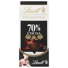 Lindt EXCELLENCE 70% Cocoa Dark Chocolate Bar, 3.5 oz. (6 pack)