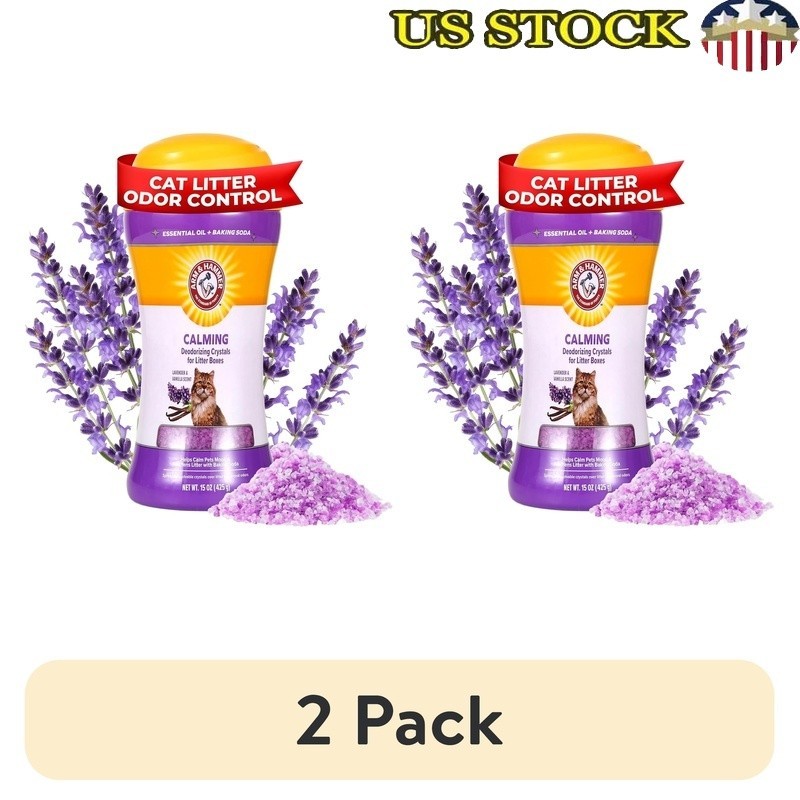 Cat Litter Deodorizing Crystals Odor Control Lavender Vanill