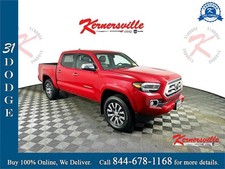 2023 Toyota Tacoma Limited Tacoma red v6 automatic crew cab 4dr RWD KCDJR