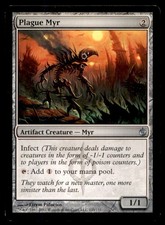 Plague Myr LP Light Play Mirrodin Besieged MTG [8069]