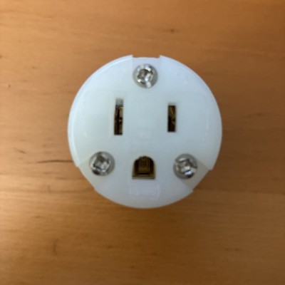 Eaton-Arrow Hart 5269N Auto Grip Connector, NEMA 5-15R, 15 Amp 125 V