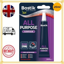 BOSTIK All Purpose Clear Adhesive Quick Drying Extra Strong Glue - 20ml