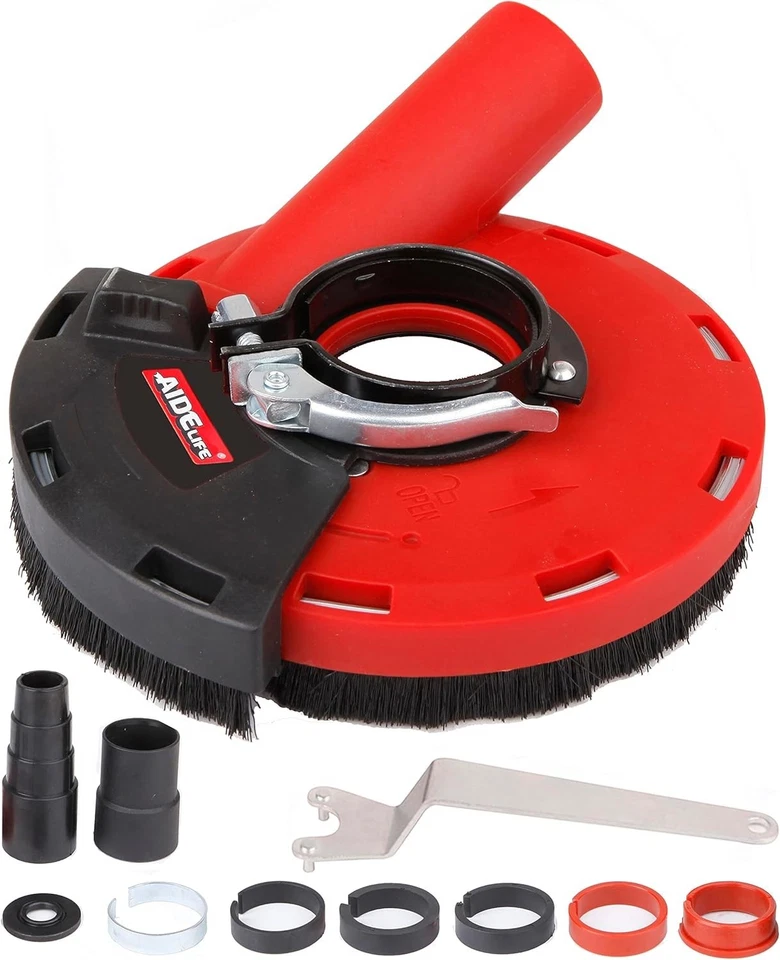 Absaughaube Kunststoff 125mm Staubschutz für Winkelschleifer - Bild 3 von 4