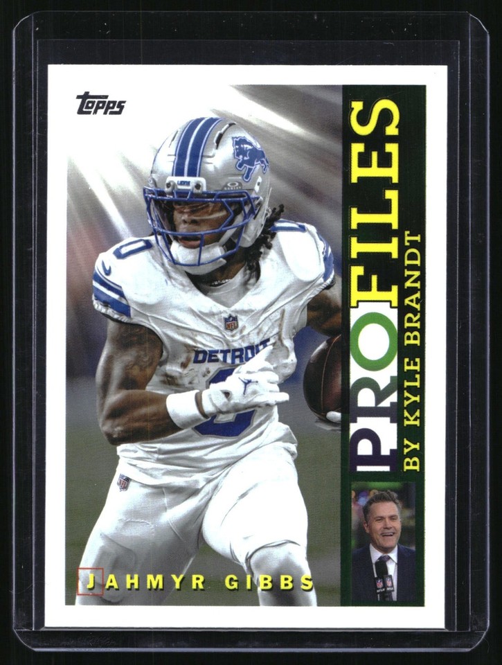 2026 Topps Profiles by Kyle Brandt #TP-12 Jahmyr Gibbs Lions