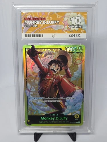 One Piece Card Game - ACE 10 Monkey D Luffy ST29-001 - Egghead - GEM MINT