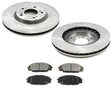 Balanced Front Disc Brake Rotors & Ceramic Pads Fits for Honda S2000 2000 2009