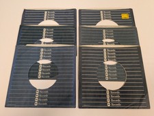 Lot of 6 Vintage ABC Records 45 RPM 7" Company Sleeves for Rock Soul Jazz