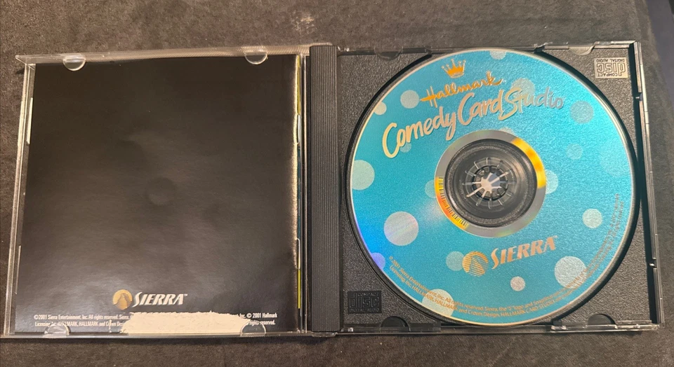 Hallmark Comedy Card Studio PC CD-ROM Sierra Home Vintage Software - Image 3 of 3