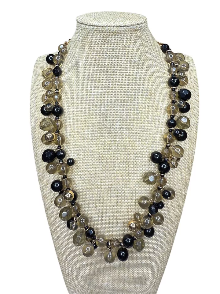 Collar formal Kate Spade New York dorado champán burbujas ahumadas Foto 2 de 4