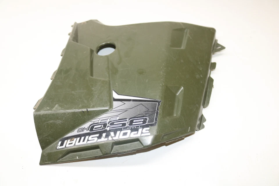 Polaris Sportsman 850 Xp 2012 4x4 lado derecho panel del motor cubierta cubierta cubierta verde Foto 3 de 4