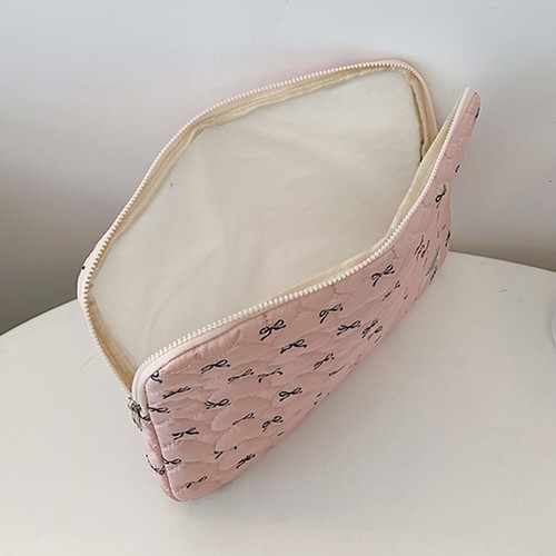 Bowknot Soft Pad Tablet Bag Shockproof Fluffy Padded Bag Commute Work Study Bag - Afbeelding 21 van 21