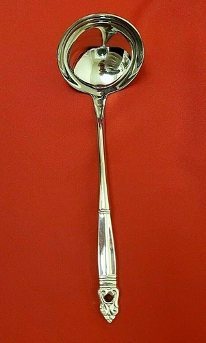 Royal Danish by International Sterling Silver Handle Soup Ladle Custom Made