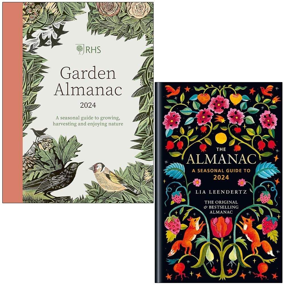 Almanac A Seasonal Guide to 2024, RHS Garden Almanac 2024 Collection 2 Books Set
