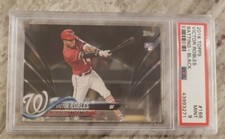 2018 Topps Series 1 Victor Robles Rookie Black Parallel 4/67 - PSA 9