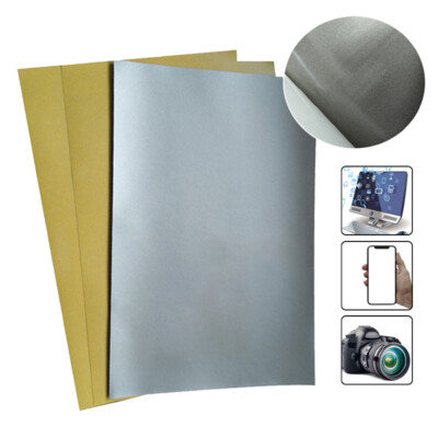 2-Pack RFID Ferrite Shielding Sheets 200x300mm - EMI Absorber For NFC/RFID Protection, 0.5mm Thickness, Magnetic Permeability μ=50