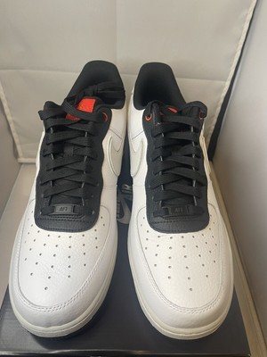 NIKE AIR FORCE 1 '07 LOW LX CRANE WHITE BLACK CHILE RED DA8482-100 US 12  195238091958 | eBay