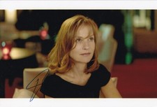 ISABELLE HUPPERT signed Autogramm 20x30cm SPECIAL TREATMENT in Person autograph