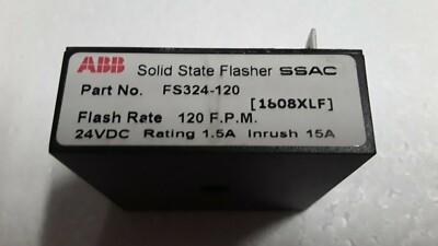 ABB FS324-120 SSAC 1808XLF Solid State Flasher
