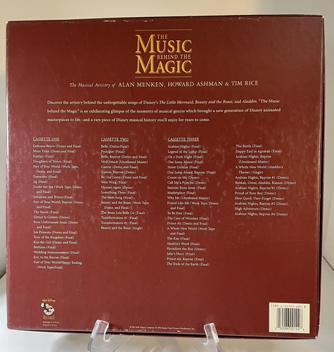 The Music Behind The Magic Presented By Walt Disney, 3 Cassette Box Set - Picture 4 of 4