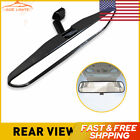 Quality 8" Black Rear View Mirror Interior Replacement For Day Universal Night