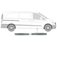 Reparaturblech Schweller Einstiegsblech FüR Mercedes Vito Viano W639 03 - 14
