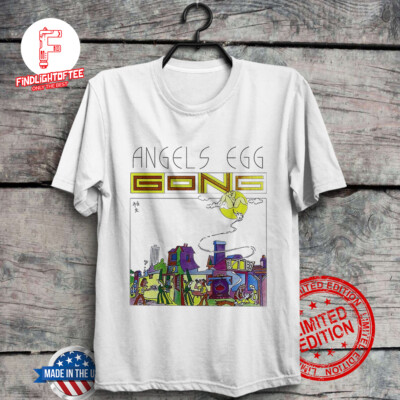 Gong Angel's Egg T-Shirt Radio Gnome Invisible Trilogy Rock Band Daevid Allen