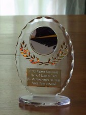 Piano/Music/Band 6 1/2" Acrylic Award Trophy FREE engraving