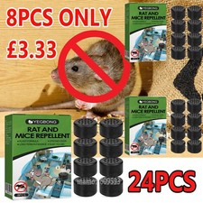 24 x Rat Mouse Repellent Pill Repellent Peppermint Oil Mice Rodent Pest Control