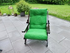 Herlag Gartenstühle 3 Stück mit Polster - Kaum benutzt und Tisch - Mahagonifarbe