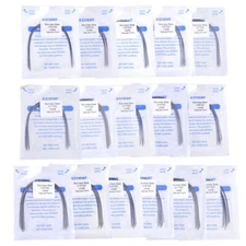 AZDENT Dental Orthodontic Stainless Steel Rectangular Arch Wires Natural Form