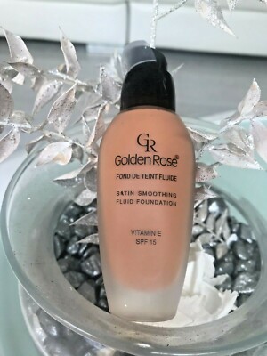 GOLDEN ROSE Flüssiger Make-up Teint SPF 15 Feuchtigkeit 30 Beige Honig 34ML Neu