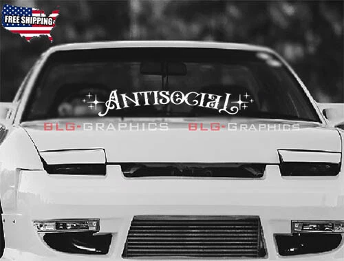Handmade By Stukk Rising Sun Turbo Racing Fun Window Bumper