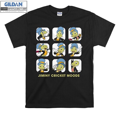 Disney Jiminy Cricket Moods T-Shirt Geschenk Hoodie T Shirt Herren Damen Unisex 6717