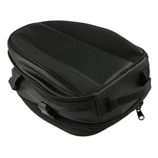 Motorcycle Rear Seat Tail Bag Travel Luggage Storage Backpack Waterproof Black